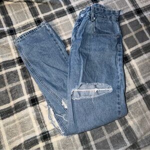 SHEIN Light Blue Denim Jeans